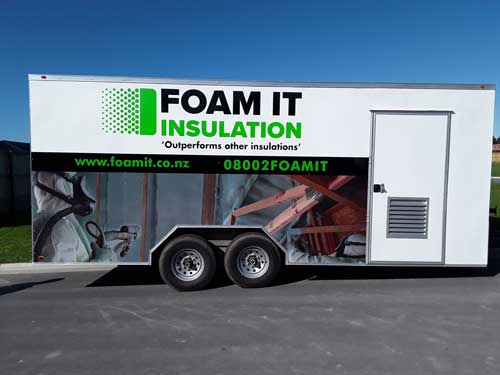 foam it trailer